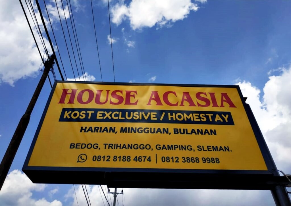 Produksi Papan Nama Homestay - Papan Nama Jogja