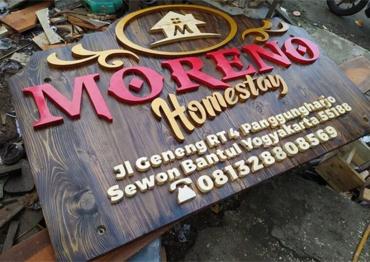 Produksi Papan Nama Homestay