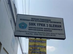 Papan Nama Sekolah Jogja