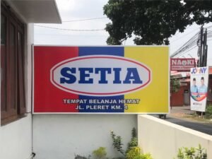 Buat dan Produksi Papan Nama Toko Jogja