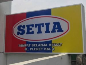 Buat dan Produksi Papan Nama Toko Jogja