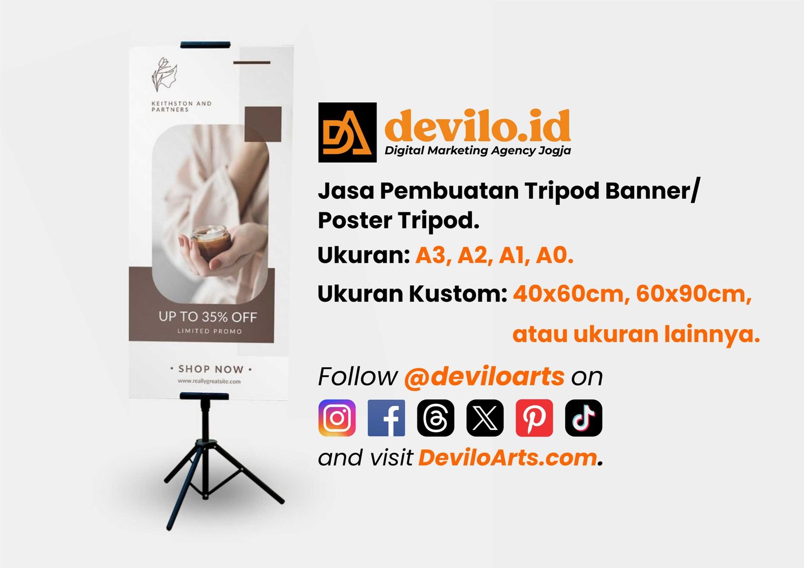 Jasa Tripod Banner Jogja